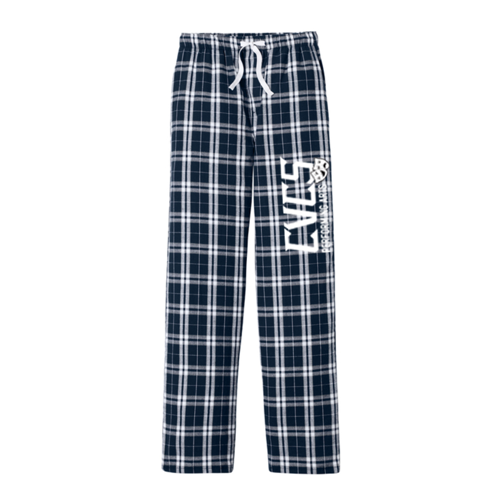 Men's Flannel Pants — Blue & White